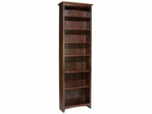 1526 84"x 24" Clearance Alder McKenzie Bookcase in Caffe