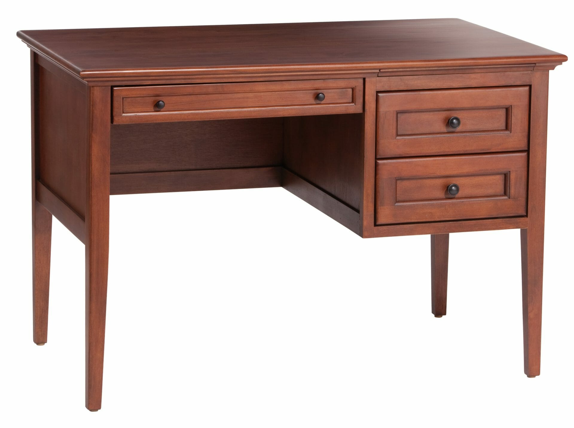 2400 3 Drawer Mckenzie Desk Unfinished Furniture Of Wilmington