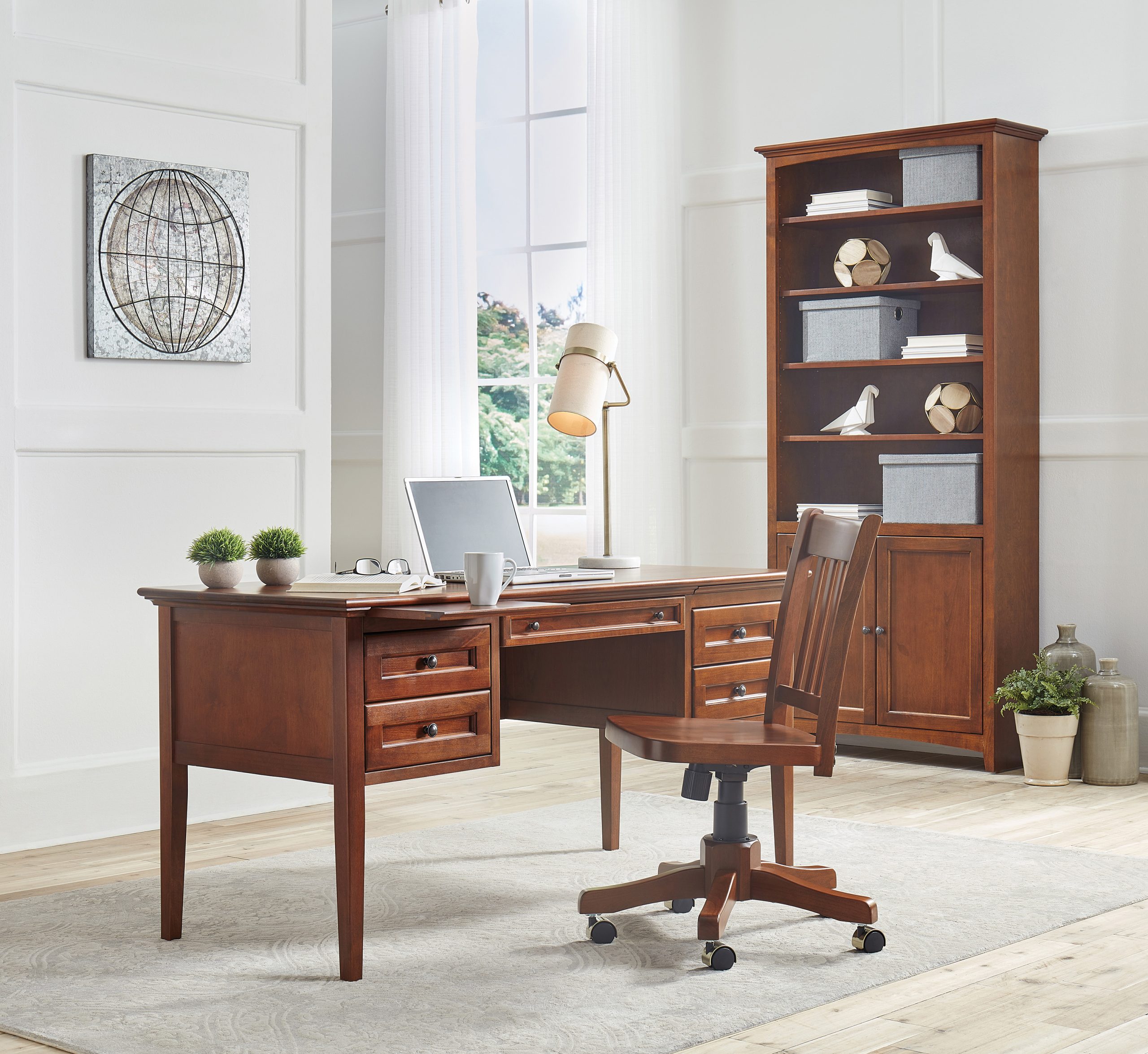 2401 4–Drawer McKenzie Desk - Image 14