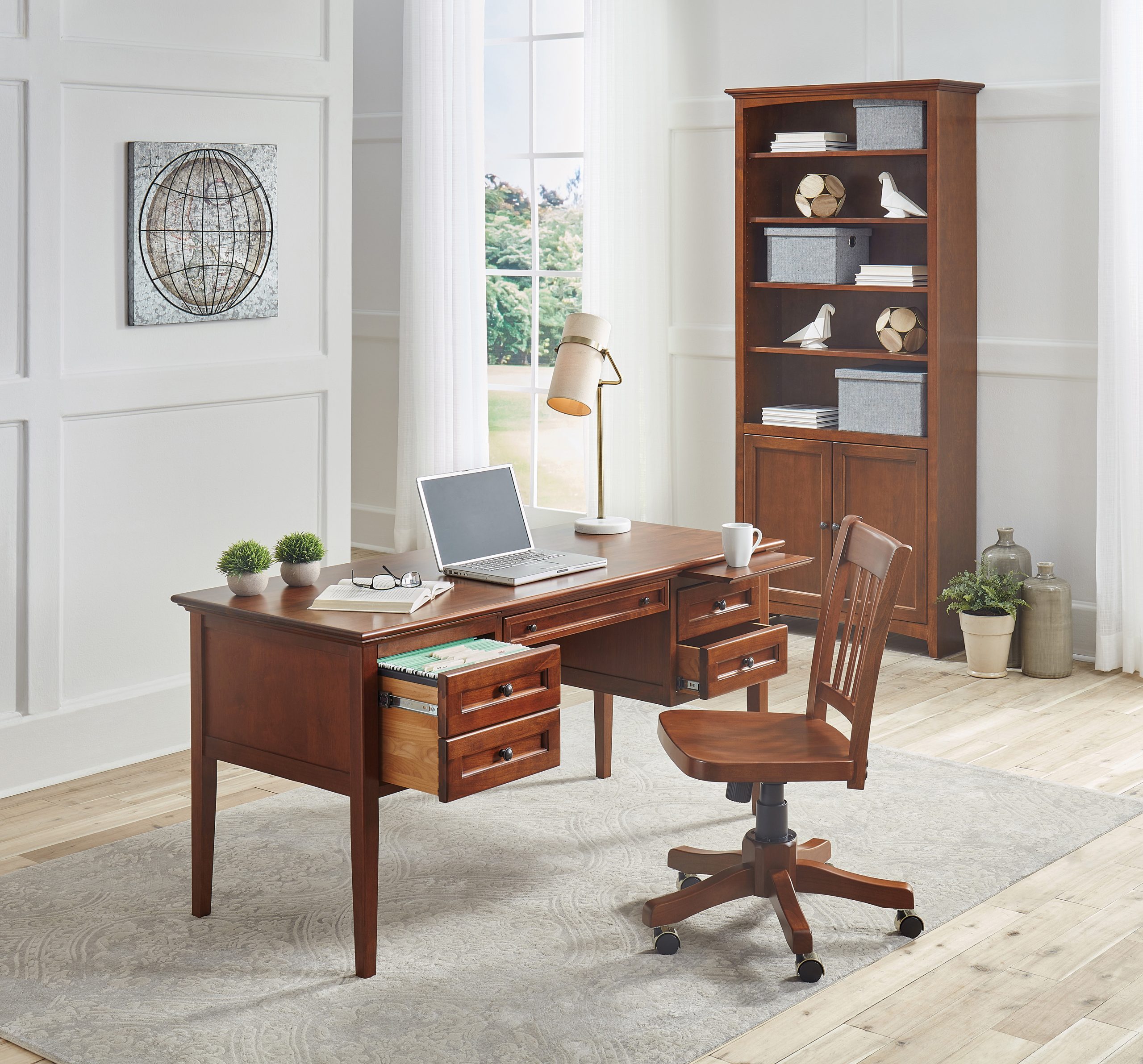 2401 4–Drawer McKenzie Desk - Image 13