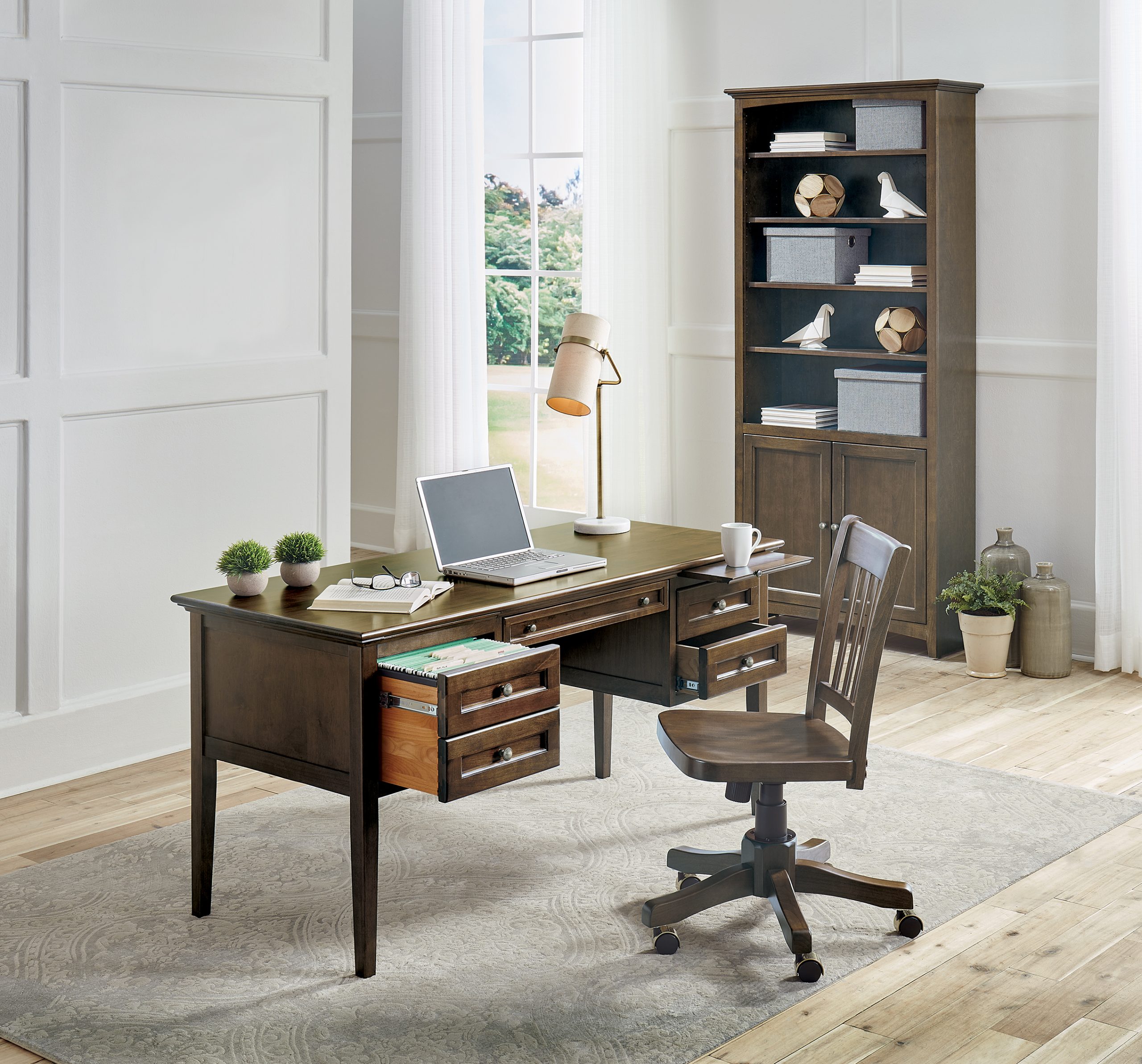 2401 4–Drawer McKenzie Desk - Image 15