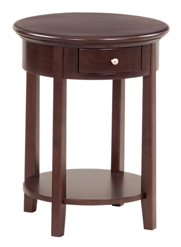 3495 McKenzie Round Side Table with Drawer 3