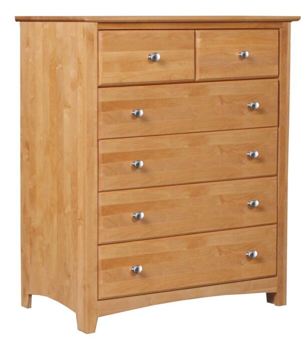 6126X Shaker 6-Drawer Chest (Wide) 11