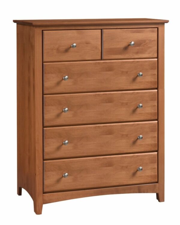 6126X Shaker 6-Drawer Chest (Wide) 4