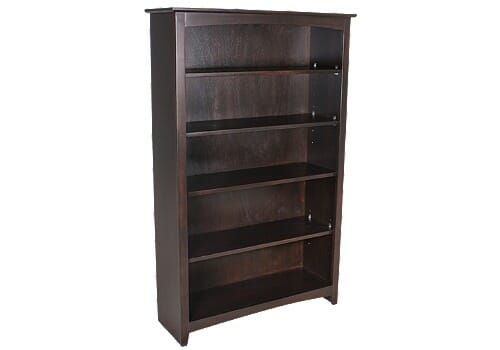 63660 36" x 60" Alder Shaker Bookcase 2