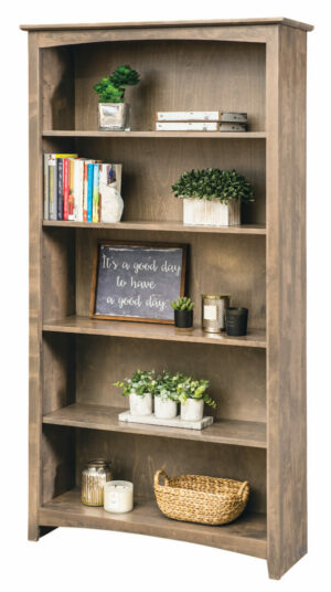 63672 36" x 72" Alder Shaker Bookcase