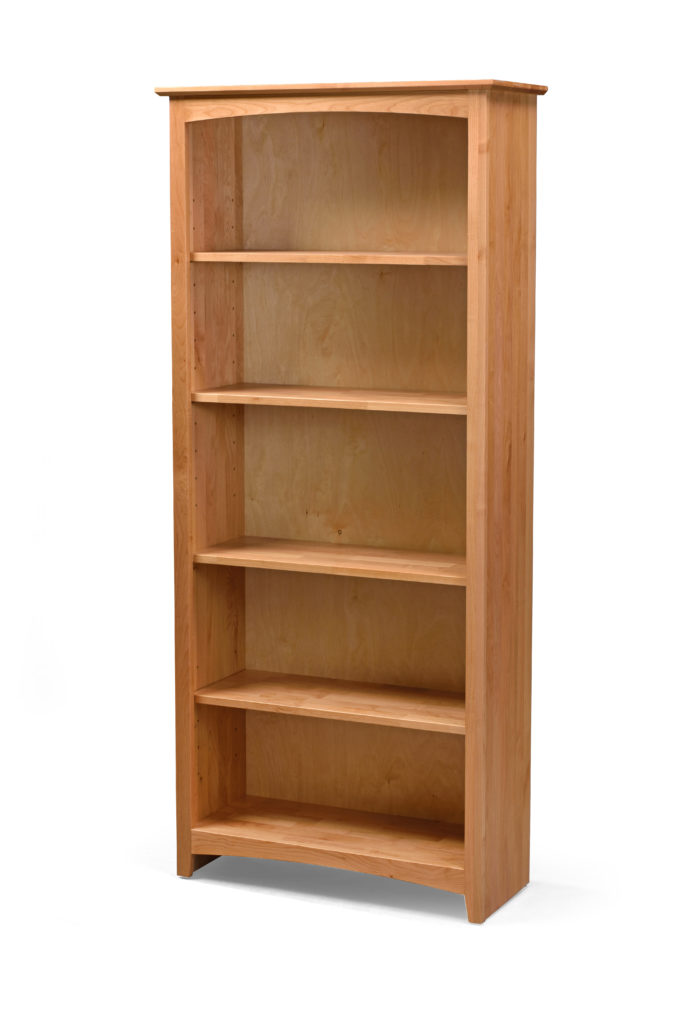 24" x 72" Alder Shaker Bookcase Unfinished Furniture of Wilmington