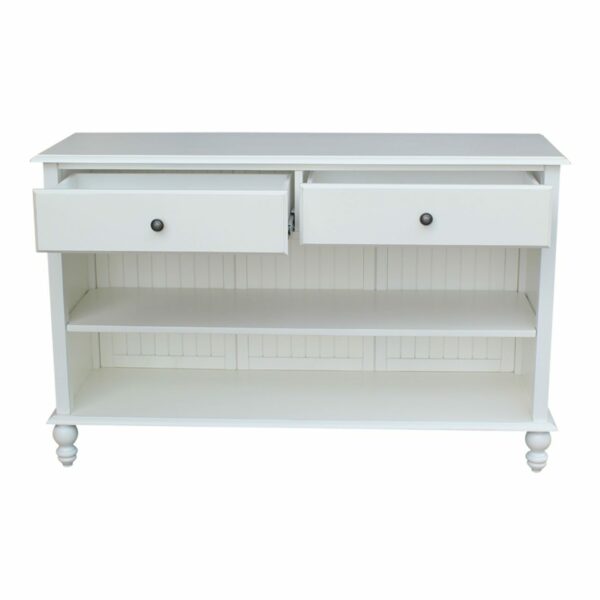 OT07-202S Cottage Console Table in Beach White 41