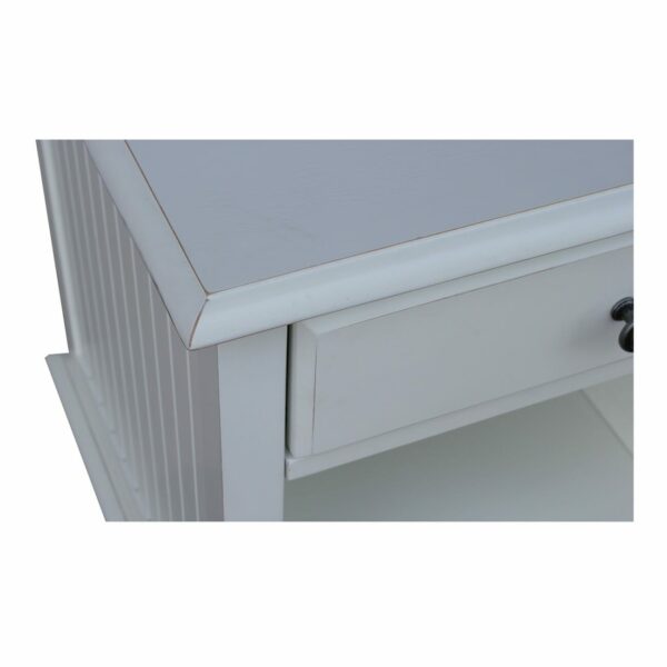 OT07-20E Cottage End Table in Beach White 2