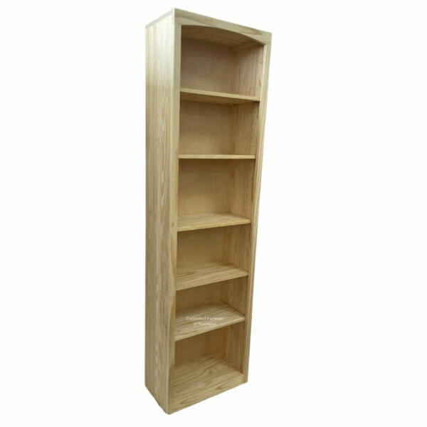 2484 Pine Bookcase 24" x 84" 3