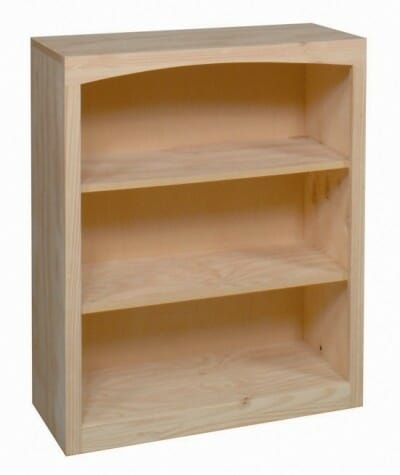 3036 Pine Bookcase 30 X 36, 30 Inch High Bookcase With Doors