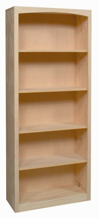 pine bookcase 30 x 72