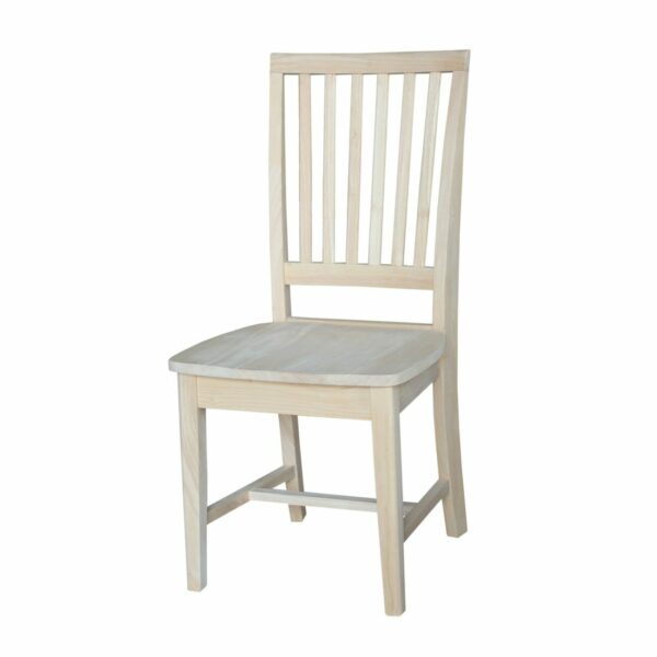 CI-265 Mission Side Chair 2 pack with Free Shipping - Unfinished 11