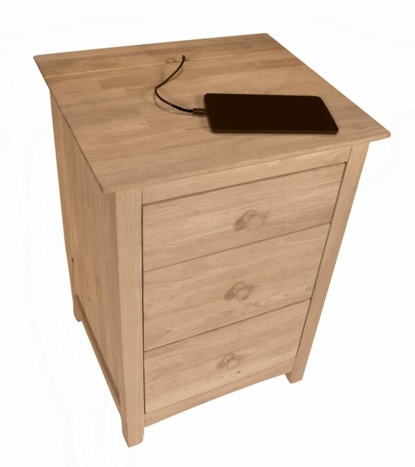 BD-7023 Night Stand with Cord Management 2