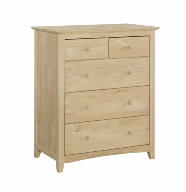 BD-7025 Lancaster Five Drawer Carriage Chest 2