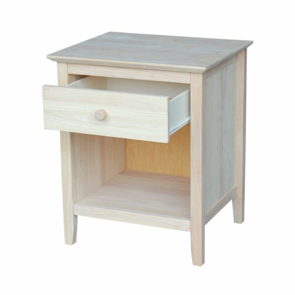 BD-8001 Brooklyn 1 Drawer Nightstand with Free Shipping 1