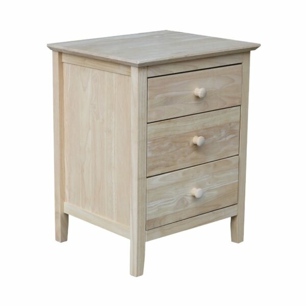 BD-8013 Brooklyn Three Drawer Nightstand with Free Shipping 12