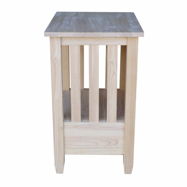 BJ6TD Mission End Table with Drawer 25