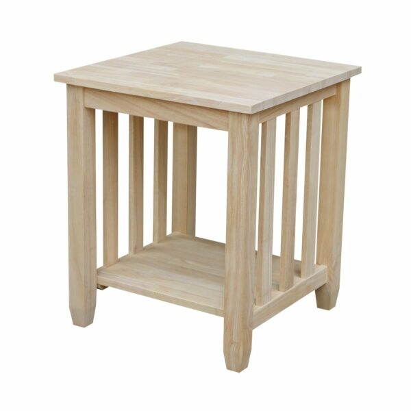 BJ6TE Mission End Table with Free Shipping 11