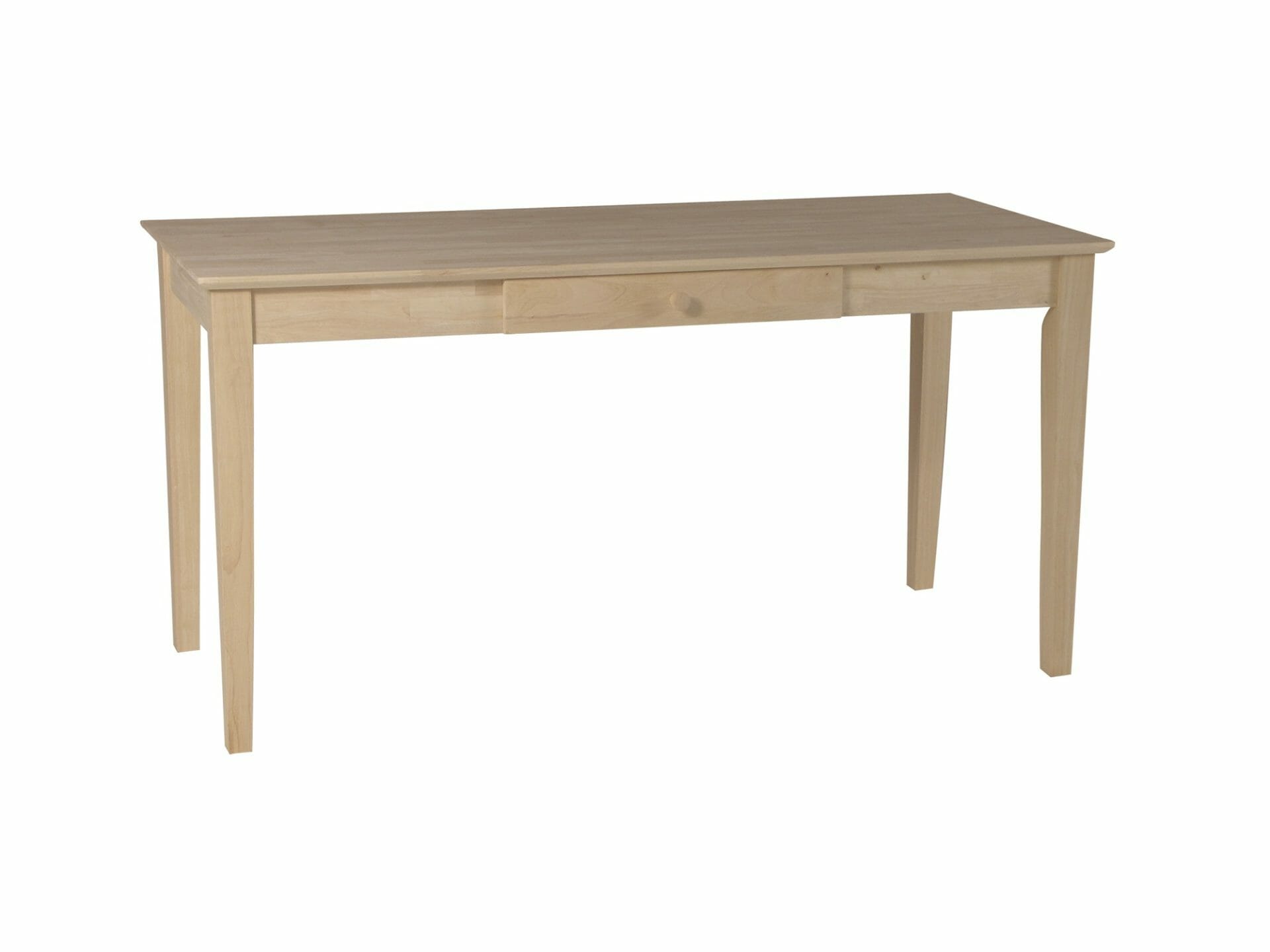 Of 42 60 Inch Writing Table Unfinished Furniture Of Wilmington