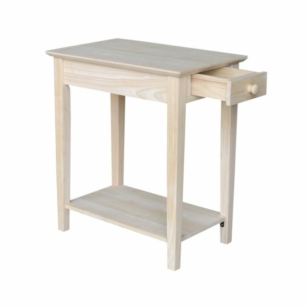 OT-2214 Narrow End Table with Drawer 34