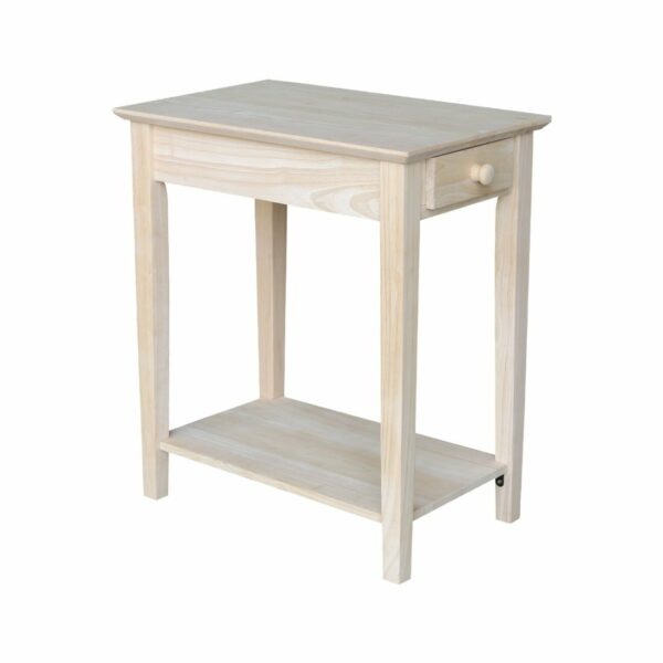 OT-2214 Narrow End Table with Drawer 26
