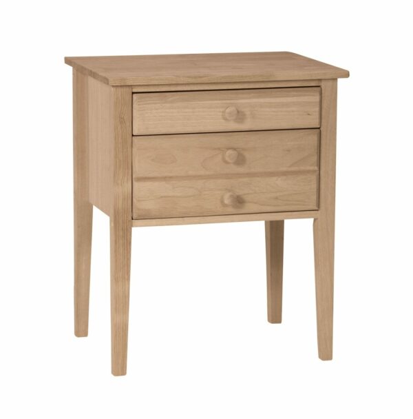 OT-66 Shaker Two Drawer Accent Table 1