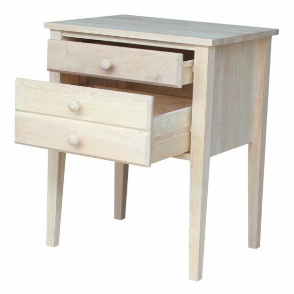 OT-66 Shaker Two Drawer Accent Table 3