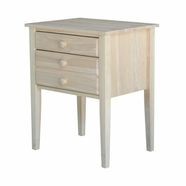 OT-66 Shaker Two Drawer Accent Table with Free Shipping 46