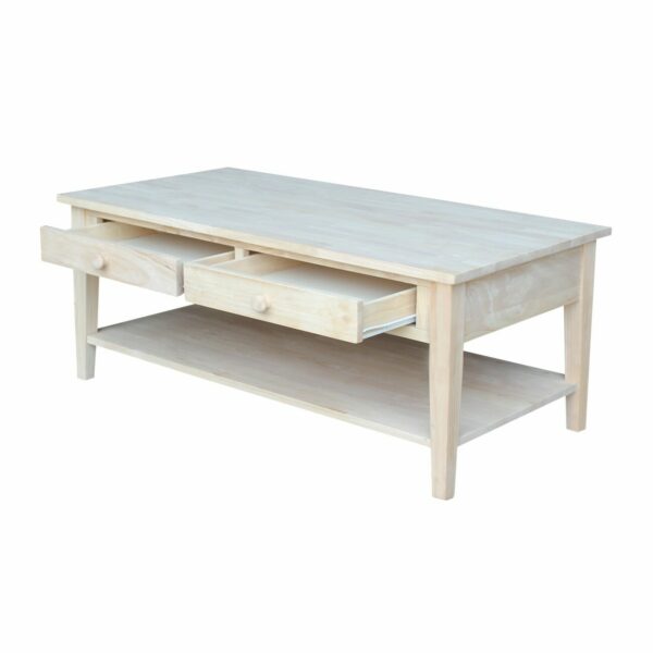 OT-8C Spencer Coffee Table with Drawers with Free Shipping 26