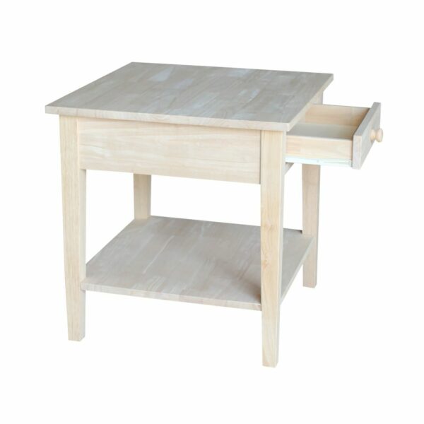 OT-8E Spencer End Table with Drawer 36