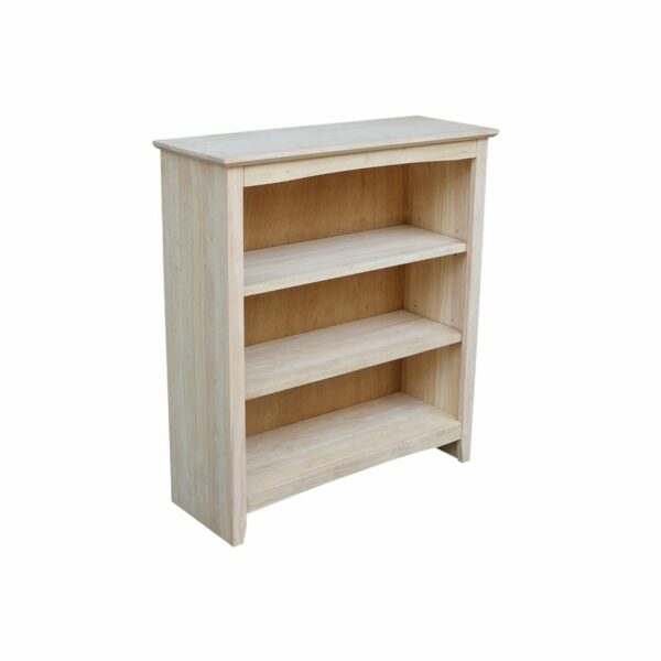 SH-3223A 32"x 36" Tall Shaker Bookcase with Free Shipping 3