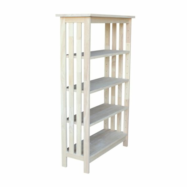 SH-4830M 48 inch Tall Mission Bookcase with Free Shipping 6