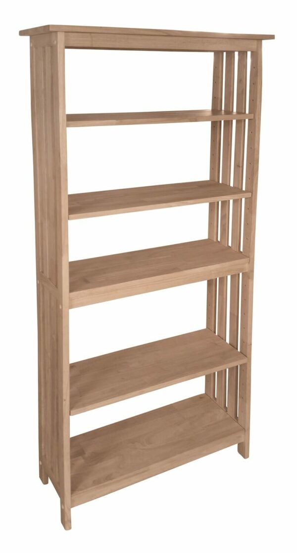 SH-7230M 72" Tall Mission Bookcase with Free Shipping 6