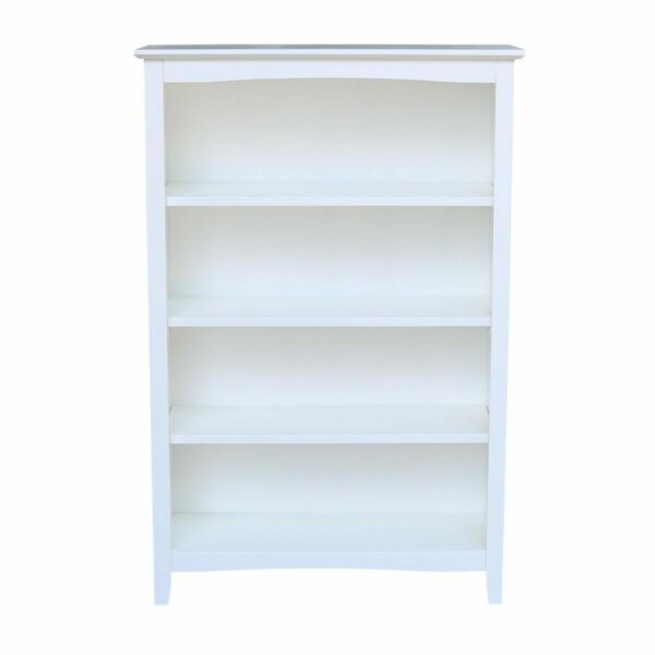 SH-3224A 32" wide x 48" tall Shaker Bookcase with Free Shipping 6