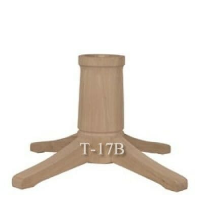T-17B 10 Inch Transitional Table Base with Free Shipping 10