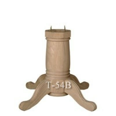 T-54B 10" Round Empire Foot Table Base with Free Shipping 3
