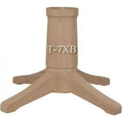 T-7XB 8" Pedestal Base for Extension Tables FREE SHIPPING 1
