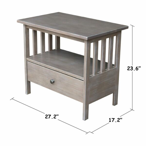 TV-28 28 inch wide Mission TV Stand 6