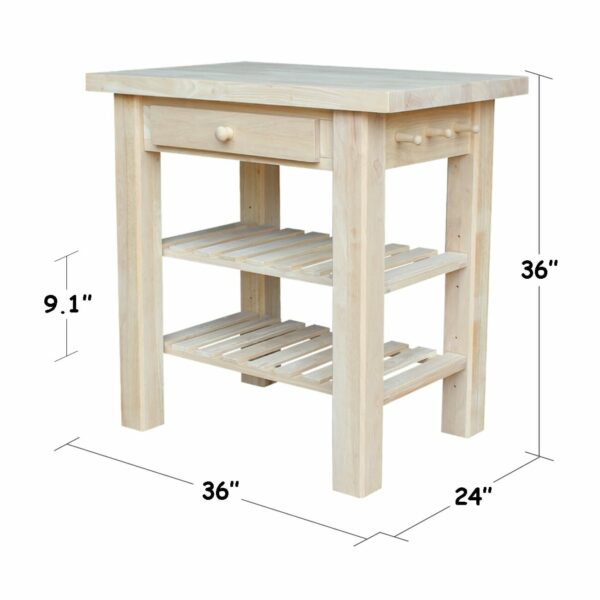 WC-3624 Kitchen Island with FREE SHIPPING 17