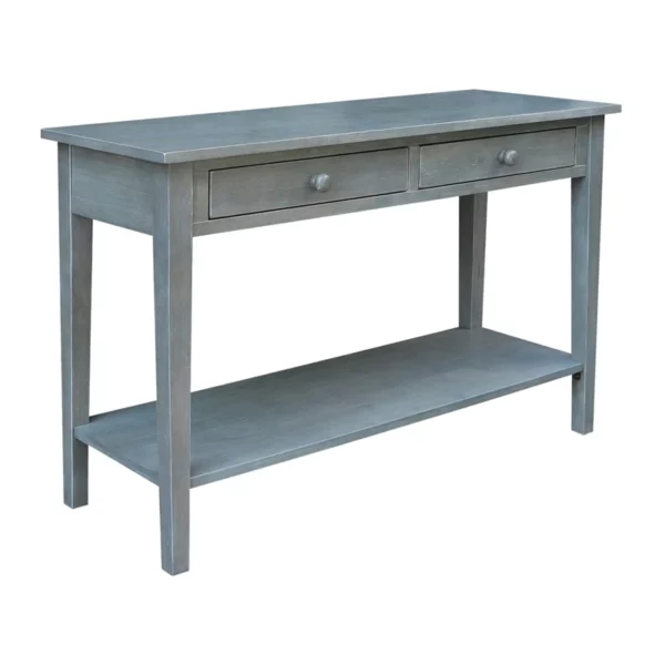 OT-8S Spencer Sofa Table with Drawers - Heather Gray 20