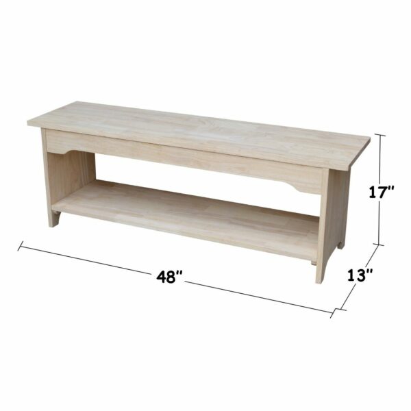 BE-48 48" Wide Brookstone Bench 25