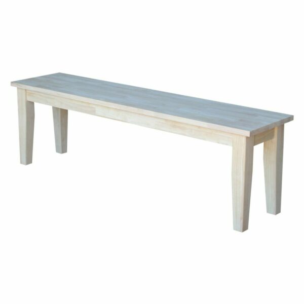 BE-60S 60" Wide Shaker Bench 27