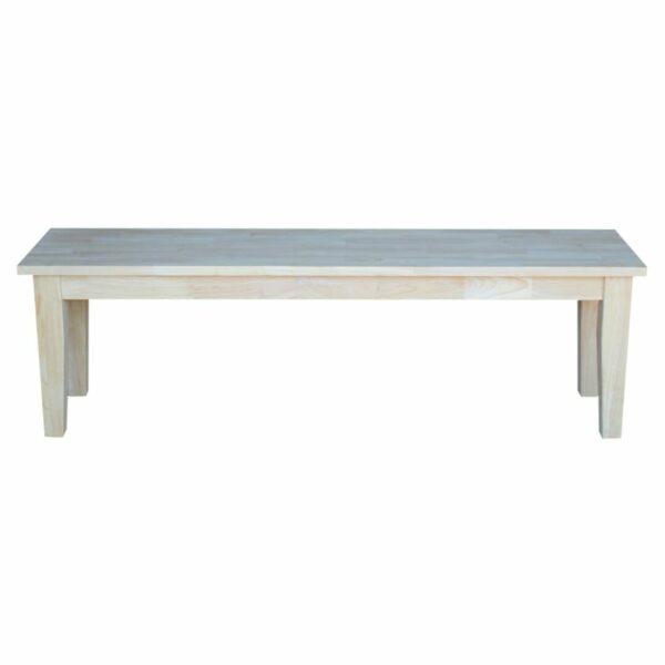 BE-60S 60" Wide Shaker Bench 2