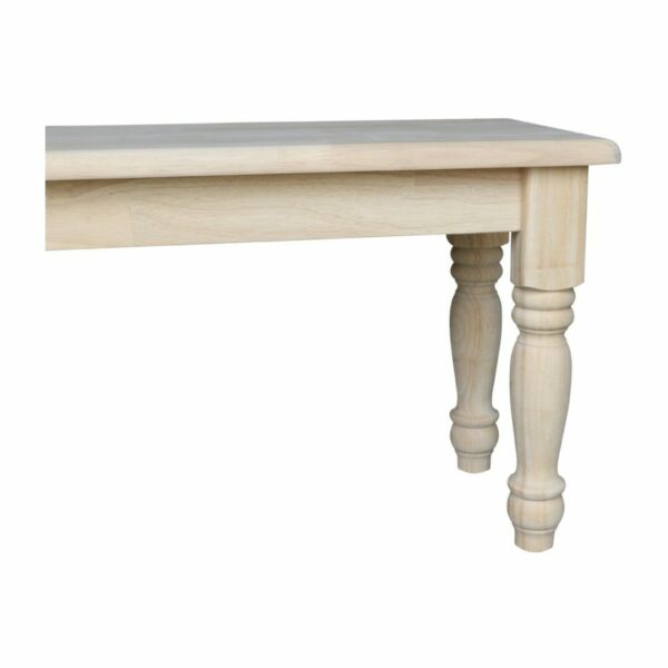 BE-60T 60" Wide Farmhouse Bench 19