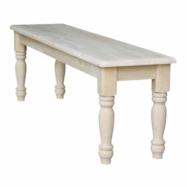 BE-60T 60" Wide Farmhouse Bench 34