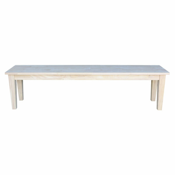 BE-72S 72" Wide Shaker Bench with FREE SHIPPING 15