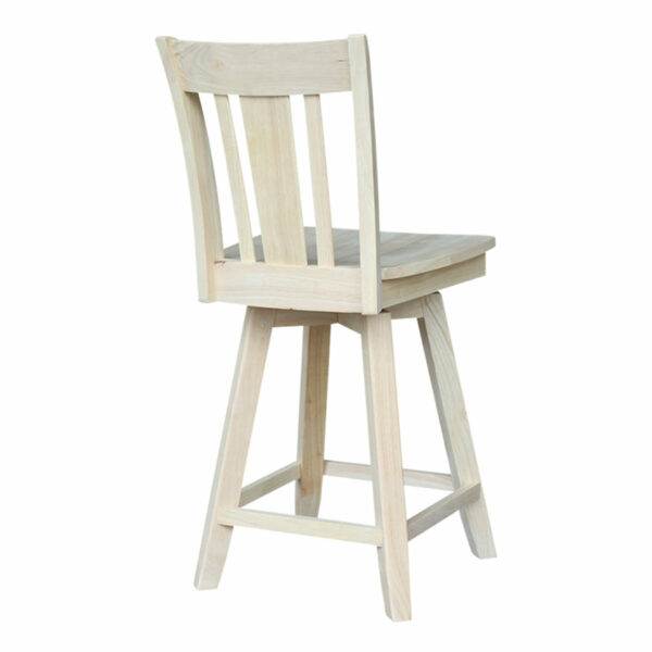 S-102SW San Remo 24 inch high Swivel Counter Stool FREE SHIPPING 52
