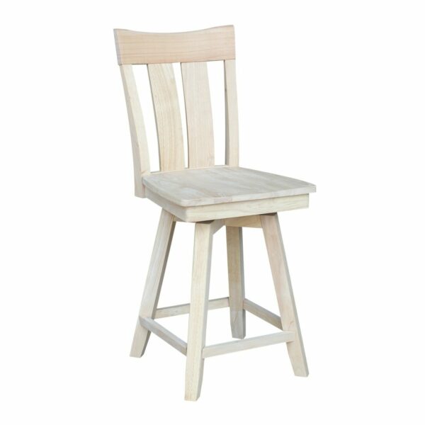 S-132SW 24" Tall Ava Swivel Counter Stool with Free Shipping 17