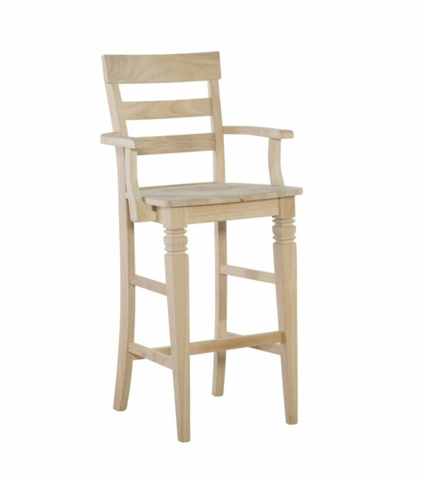 S-193AB Parawood Java 30" tall Barstool with Arms 6